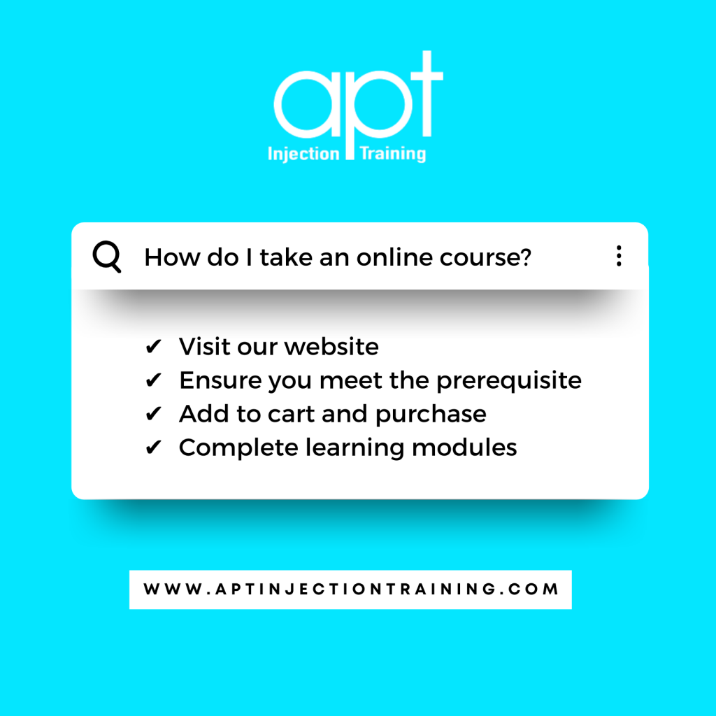 Where to take an online course APT graphic