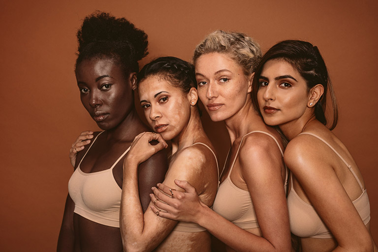 a group of diverse women